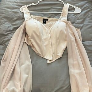 Windsor Cream Corset Top